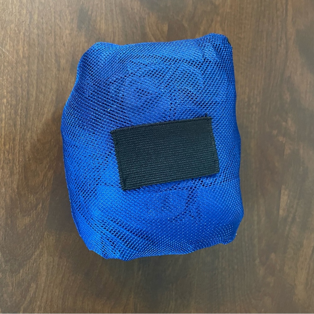 Packable Blue Women's Wind Jacket - image 4